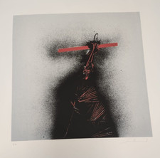 EMILIO SCANAVINO - " SENZA TITOLO " SERIGRAFIA 60 X 60 - Es. P.A.