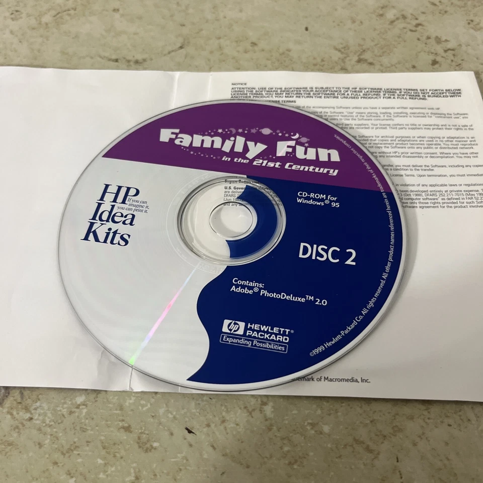 Show Your Family & Friends HP Idea Kit for Windows 95 and 3.1 - Image 4 of 4