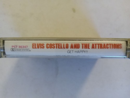 Elvis Costello & The Attractions – Get Happy!! 1980 Cassette Columbia - Picture 4 of 9