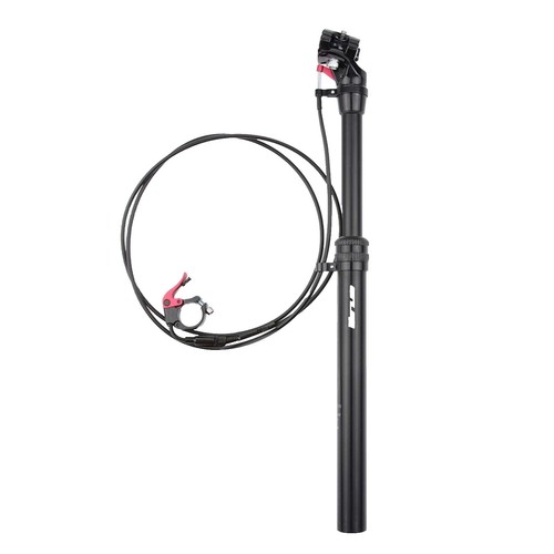 TranzX JD-YSP18 Dropper Seatpost - Black, 31.6mm x 420mm x 130mm