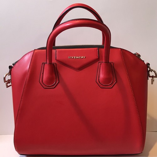 Givenchy Antigona Sugar Goatskin Red Purse