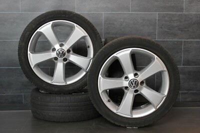 ORIGINAL VW EOS PASSAT SCIROCCO ALUFELGEN 6,5X17 ET 39 KBA 47305 1K8071497