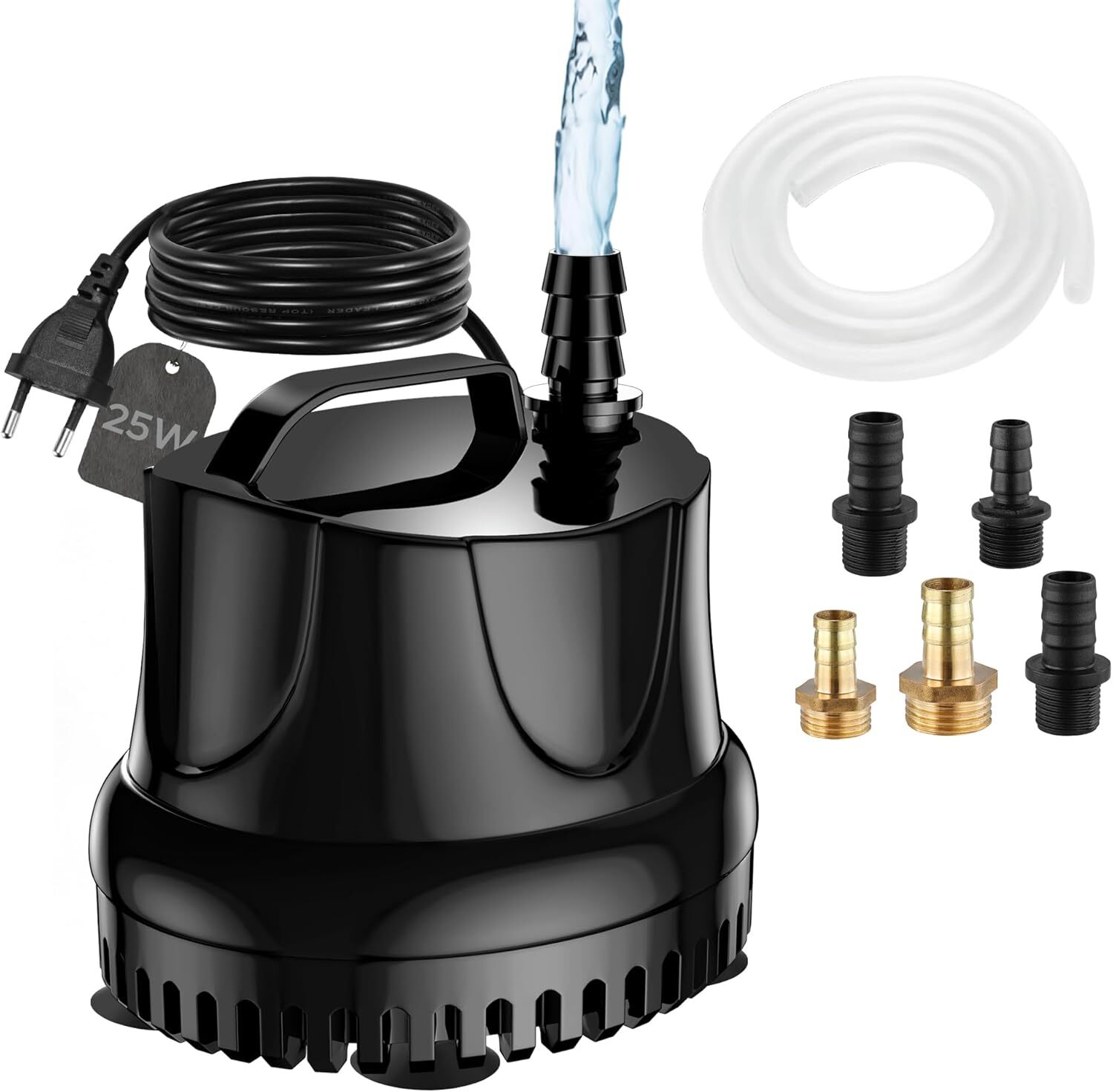 Pompe à eau ultra silencieuse 25W pour vider les fonds d'aquarium sans bruit