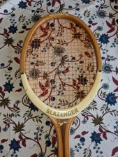 SLAZENGER CHALLENGE NO.1 Telaio Racchetta Tennis Legno Racket Vintage Rara padel