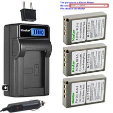 Kastar Battery LCD AC Charger for Olympus BLS-5 Olympus E-PL1s EPL1S Camera