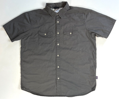Men's Vintage Patagonia SS Button-Up Shirt Organic Cotton