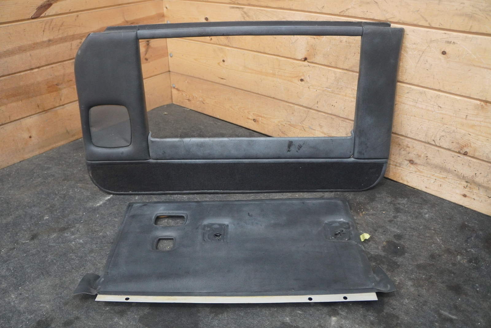 Front Right Passenger Interior Door Trim Panel Black OEM Bentley Mulsanne 1988