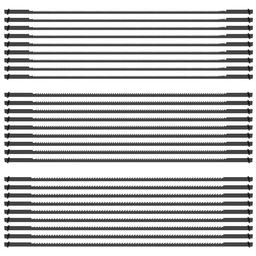 27Pcs Scroll Saw Blades 6-1/2inch High Carbon Steel Coping Saw Blades Set NXX - Picture 9 of 11
