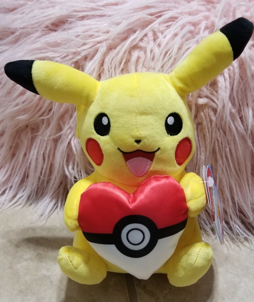 Pokemon Valentine's Day Pikachu 3pc Plush Set | eBay