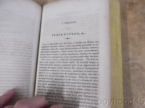 Early Treatises on DIET AND DIGESTION-1824, 1826--RARE, UNIQUE MEDICAL BOOK - Picture 11 of 16