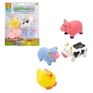 Details About New Alex Toys Rub A Dub Squirters For The Tub Farm Baby Toddler Bath Learning