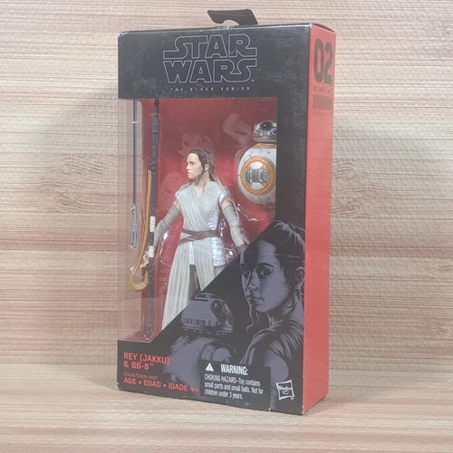 Star Wars Black Series Force Awakens #02 Rey Jakku & BB-8 BB8 2015 Hasbro