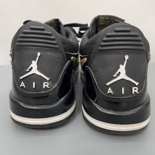 Nike Air Jordan Legacy 312 Sneakers Shoes Athletic Black Gold White Kids 7Y - Picture 8 of 14