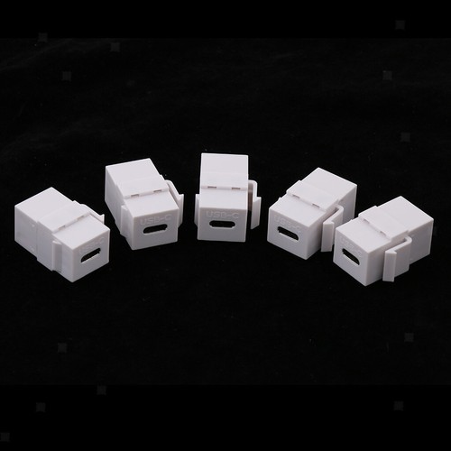 5Piece High USB-C Keystone Jacks Adapter Plastic White 5Gbps - Afbeelding 4 van 10