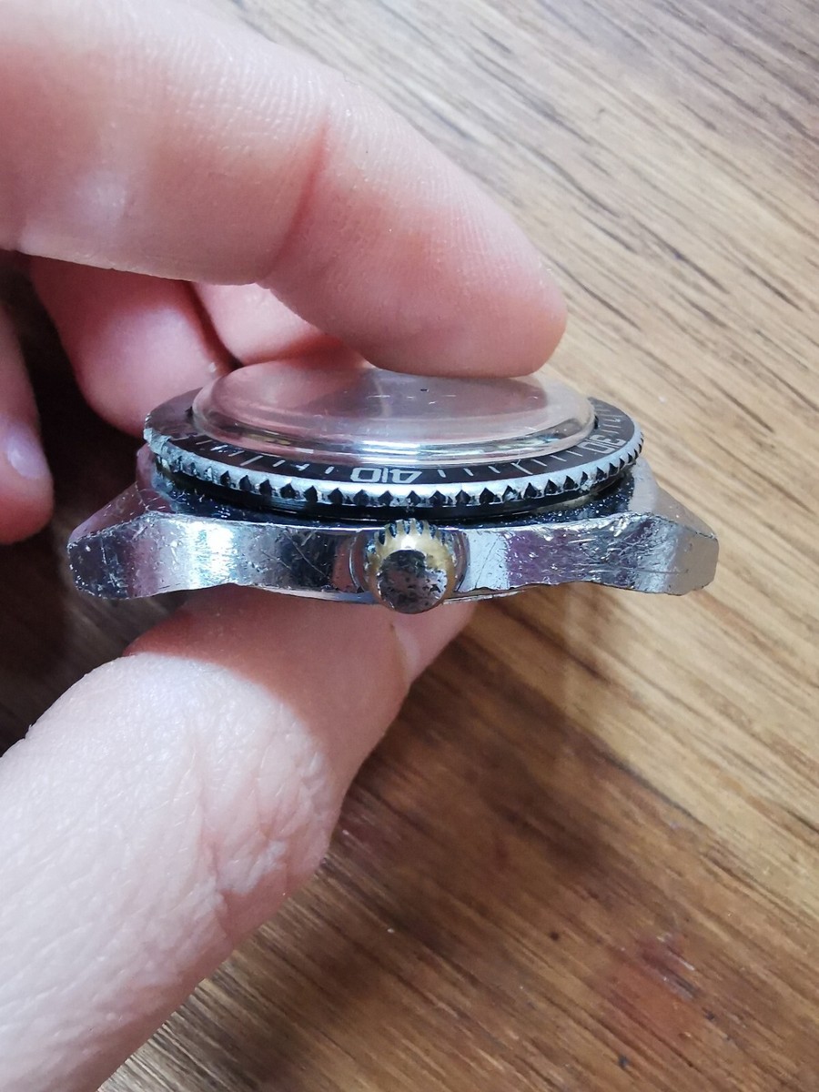 Montre Bracelet Vintage Edox - Modèle Plongée Avec Date, Mouvement Mécanique Manuel - Occasion, Fonctionnelle