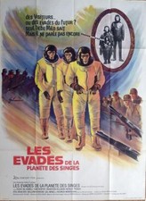 ESCAPE FROM THE PLANET OF THE APES - ORIGINAL LARGE FRENCH MOVIE POSTER ESCAPE FROM THE PLANET OF THE APES - ORIGINAL LARGE FRENCH MOVIE POSTER