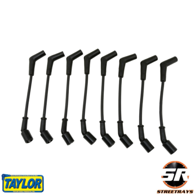 Taylor Cable Spark Plug Wire Set StreeThunder SBC 8mm Black 51046 Taylor Cable Spark Plug Wire Set StreeThunder SBC 8mm Black 51046