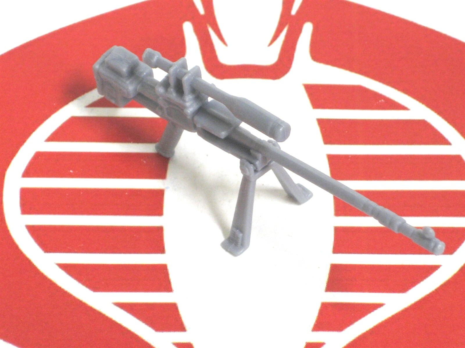 GI Joe Weapon Sniper Rifle Custom by RED LASER Equip Your Army (Gnawgahyde Mold)