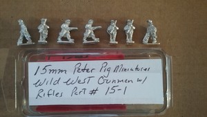 15mm 彼得 猪wild West 枪手使用步枪 Ebay