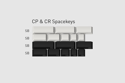 GMK Spacekeys ABS Doubleshot Keycaps - CP & CR Kit - BRAND NEW SEALED
