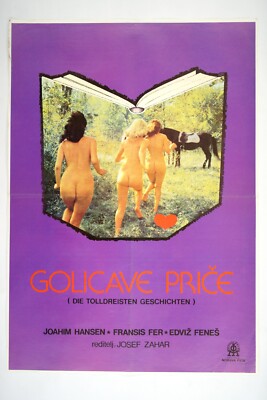 KOMM LIEBE MAID UND MACHE THE BRAZEN WOMEN OF BALZAC Orig. xYU movie poster 1969