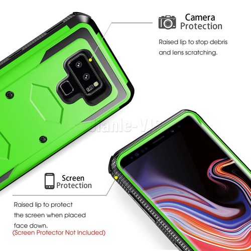 For Samsung Galaxy Note 9 Hybrid Impact Hard Matte Rubber Case Cover - Picture 27 of 96