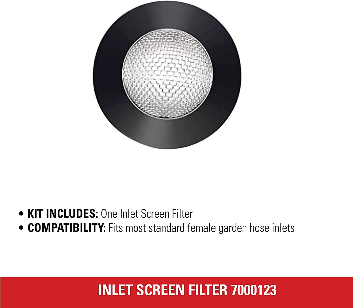 Cleaning 7000123 Inlet Screen Filter with Gasket for Gas Powered Pressure Washer