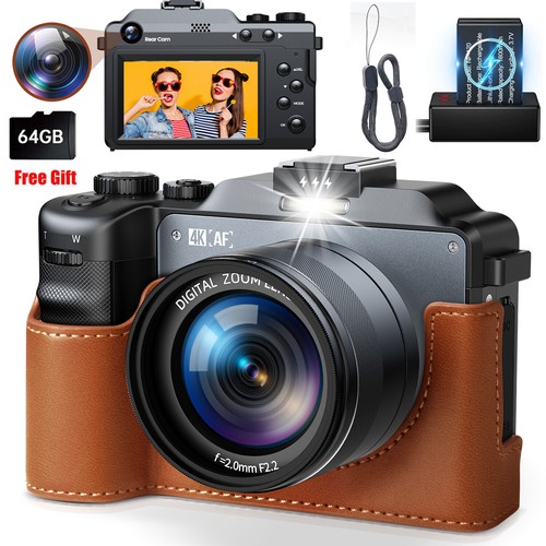 🔥64MP Digital Camera 4K Video with 3.0