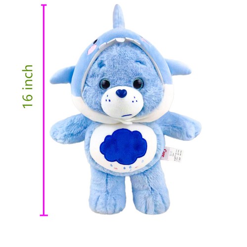Grumpy Care bear series of transforming ocean shark bear plush toy holiday gifts - Picture 2 of 7
