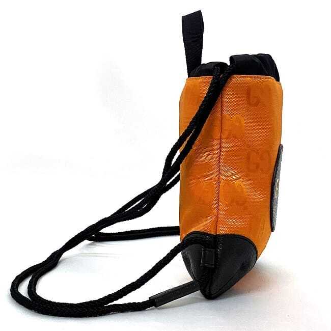 Gucci Mini Backpack Orange Black Off the Grit 643887 Unused  display picture 1
