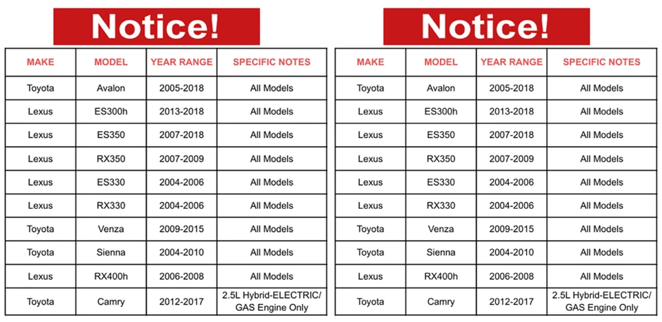 Pair Front Wheel Hub and Bearing Assembly For 2004-2007 2009 2010 Toyota Sienna - Image 2 of 4