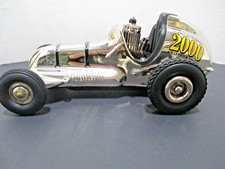 Four 1998 Thimble Drome Nylint tether midget toy race cars, line control. Mint