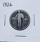FREE SHIPPING 1926 Philadelphia Mint Silver Standing Liberty Quarter