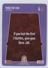 2025 Bo Jackson Battle Arena TCG Alpha Update Bonus Plays Turn the Tide #BPL-21