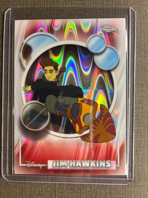 Jim Hawkins Pink Wave 2026 Topps Chrome 62 Chrome Disney Treasure Planet