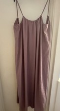 SHEIN Purple V-Neck Strappy Sleeveless Slip Midi Dress Regular Size L