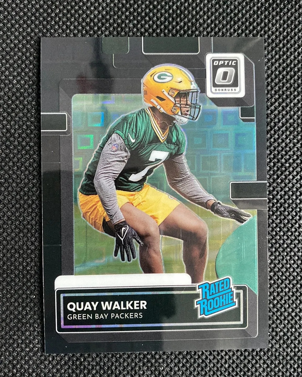 2022 Donruss Optic Rated Rookies RC Preview Black Pandora Quay Walker 3/25 HD