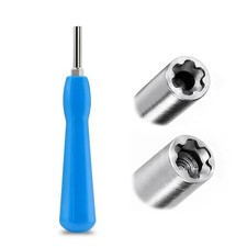 AskBed 4.5mm  3.8mm Gamebit Screwdriver Kit - Double-End Bits for NES, Blue