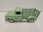 Vintage 12.5" Tonka 1963 Pressed Steel Stake Bed Farm Truck