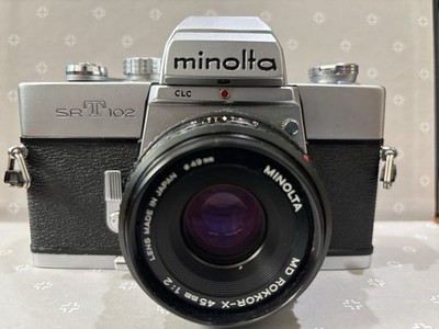 Minolta SRT 102 with 45 mm f/2 And 70-210 mm f/4-5.6