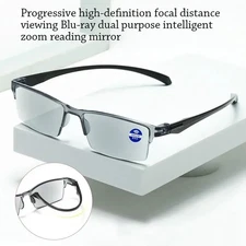 Smart Automatic Zoom Reading Glasses Anti Blue Ray Eyeglasses Autofocus Power...