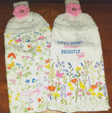 Crochet Top Dolly Parton Hanging Towels (Full...