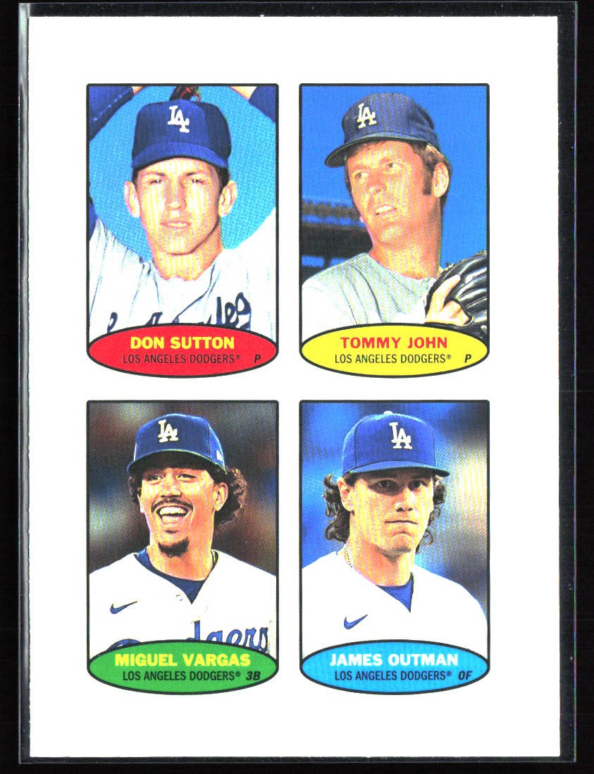 2023 Topps Heritage 74S-61 74S-62 74S-63 74S Sutton Vargas Outman 1974 Stamps