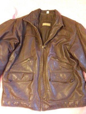 Echt Lederjacke Herren, dunkelbraun, Gr.:XXL, Bello Boys Made in Italy