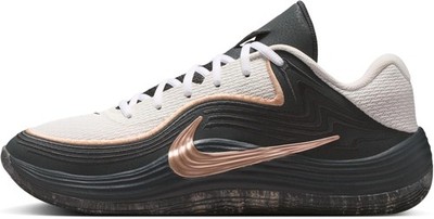 Nike Unisex Adult Precision 8 Low Basketball Shoes - Anthracite/Sunset Haze-sail