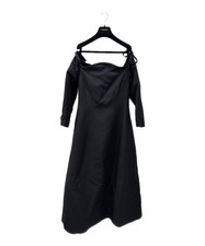 VALENTINO Rape Couture Midi Dress in Black/ Size 42