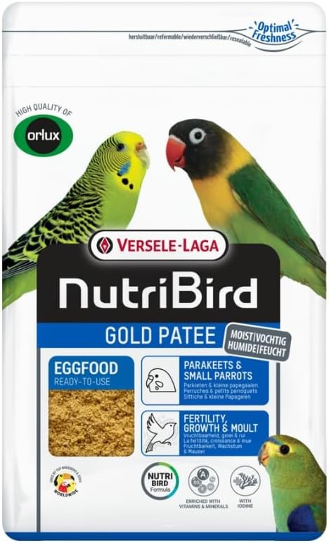 VERSELE-LAGA NUTRIBIRD GOLD PATEE EGGFOOD READY TO USE SMALL BIRD FOOD 1KG
