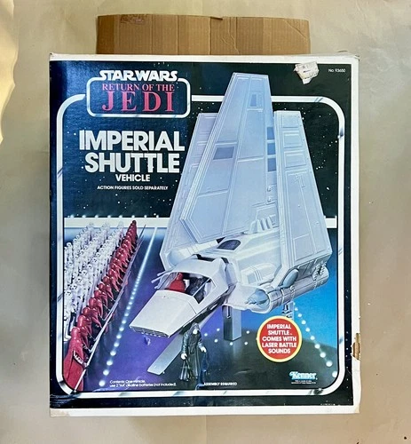Imperial Shuttle Star Wars ROTJ 1984 Kenner Action Figure Vehicle Vintage + Box