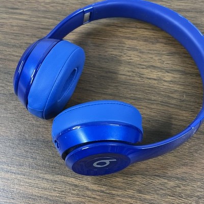 Beats by Dr Dre Solo2 Wired on Ear Headphones Glossy Blue Sapphire