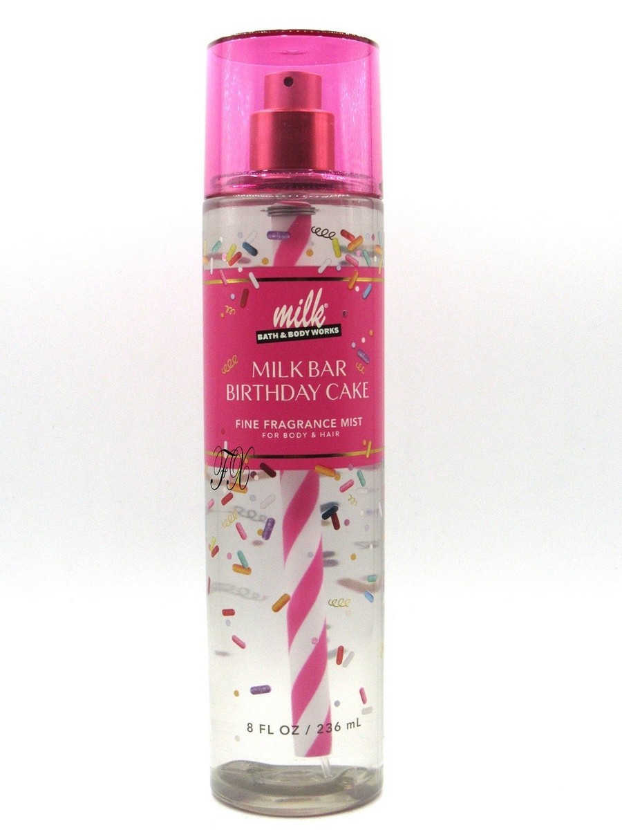 BATH & BODY WORKS MILK BAR BIRTHDAY CAKE FRAGRANCE MIST BODY SPRAY
